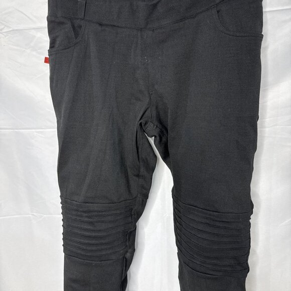 Womens Motorcycle Pants Sz 18 GOGO GEAR black Nade With Kevlar Riding Leggings - Picture 5 of 13